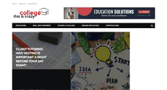 Desktop Screenshot of collegethisiscrazy.com